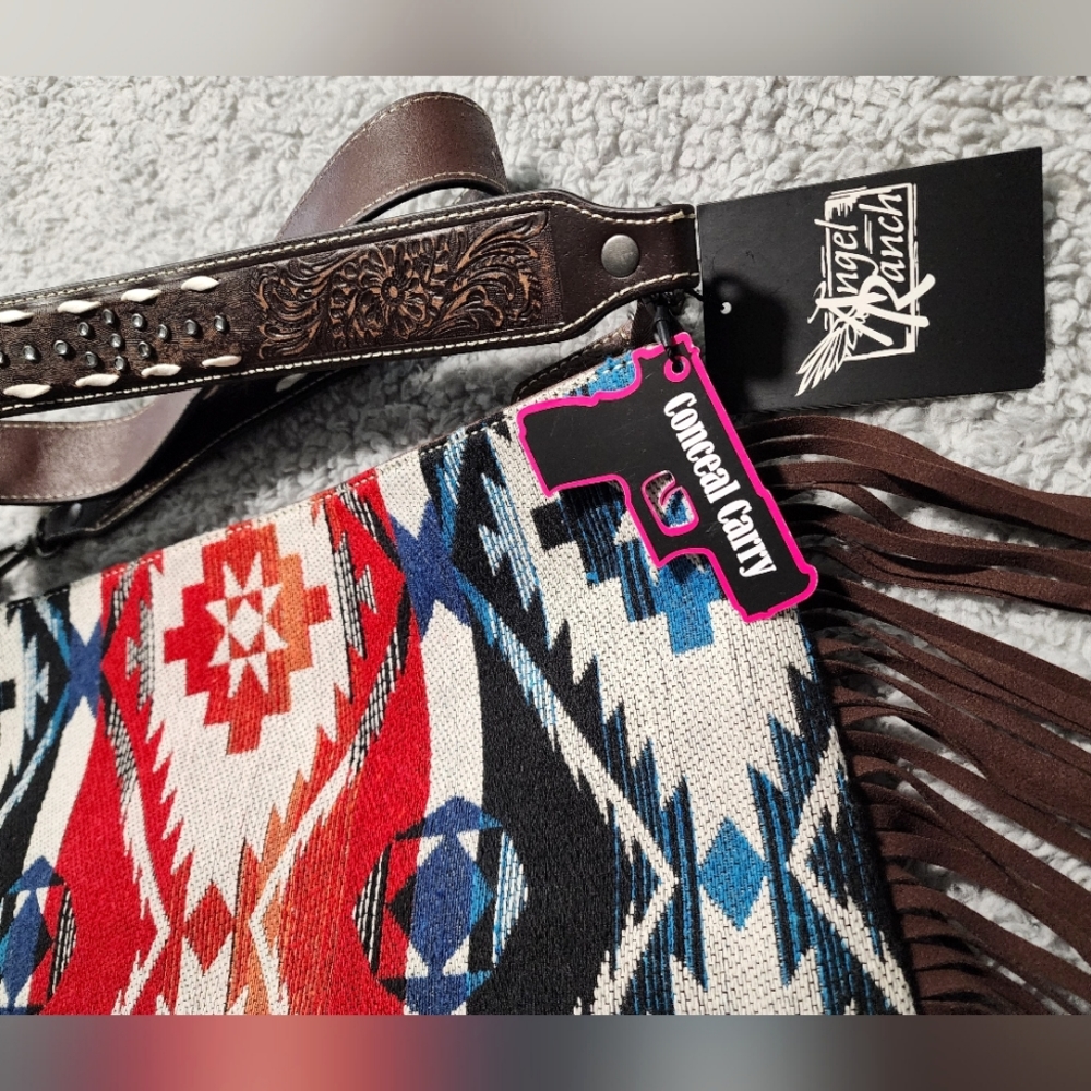 -- - Angel Ranch Fringe Purse - Picture 4 of 12